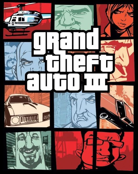 Montagem mostrando o salto visual e estético de GTA III para GTA Vice City no início dos anos 2000