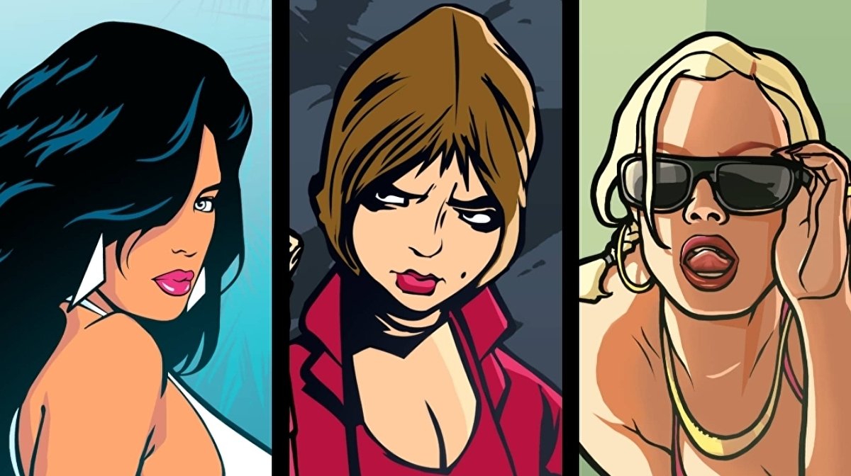 Arte promocional de Grand Theft Auto The Trilogy The Definitive Edition no catálogo da Netflix Games