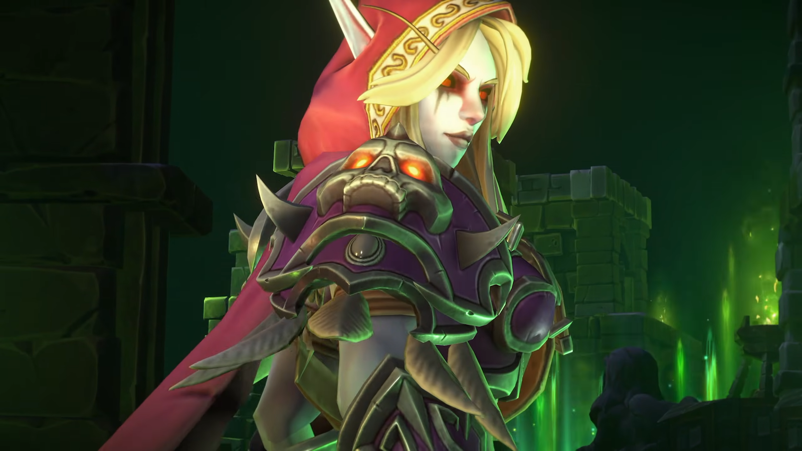 Cena cinemática oficial de Warcraft 3: Reforged destacando os Elfos de Sangue